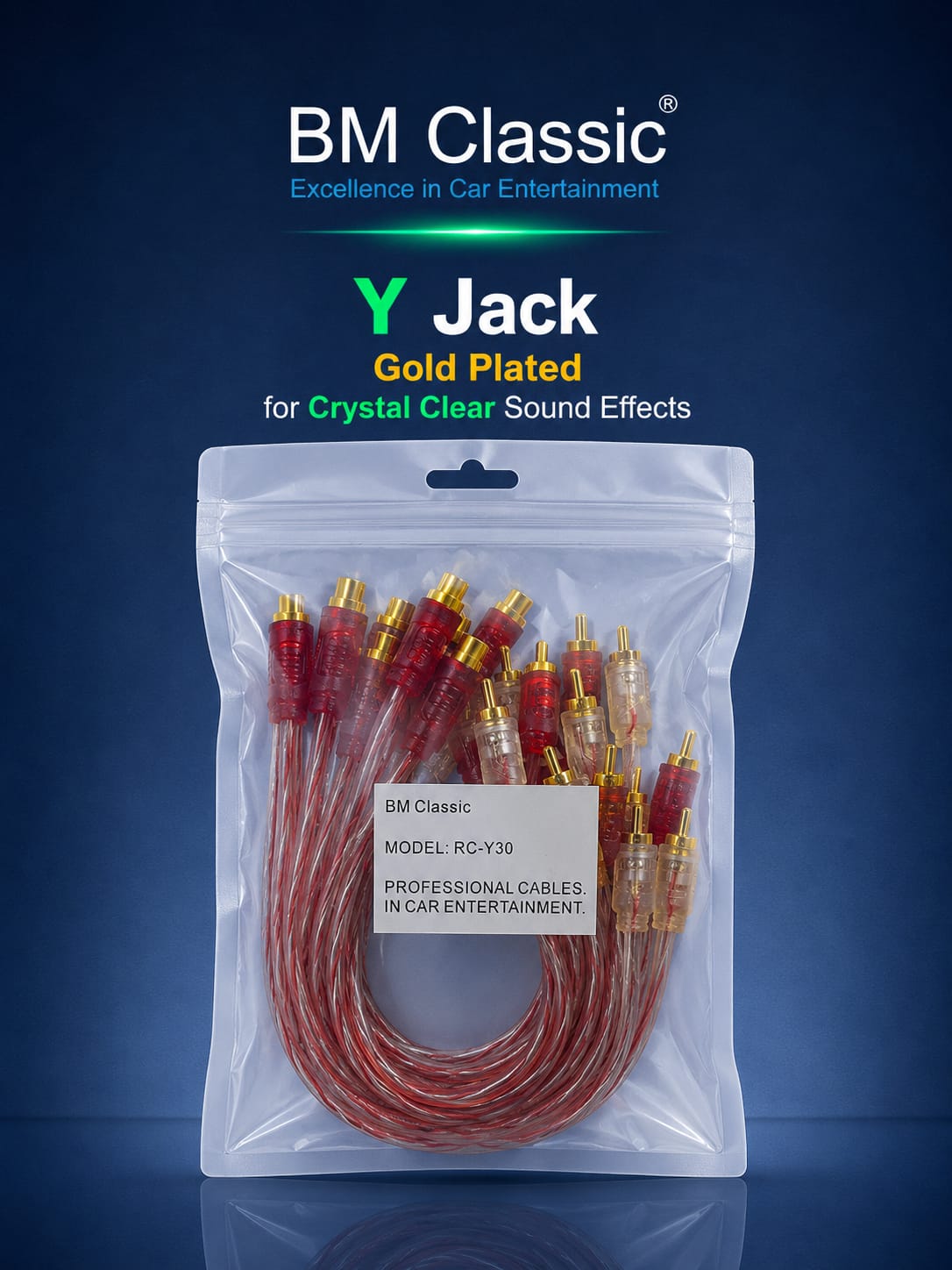 BM Classic Y Jack Gold Plated