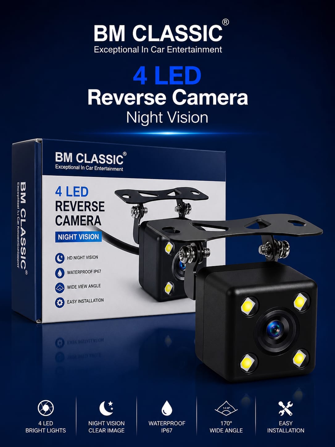4 LED Car Camera