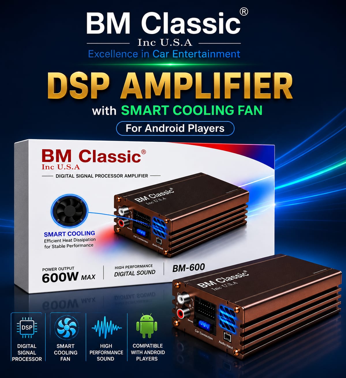 BM Classic BM-600 DSP Amplifier