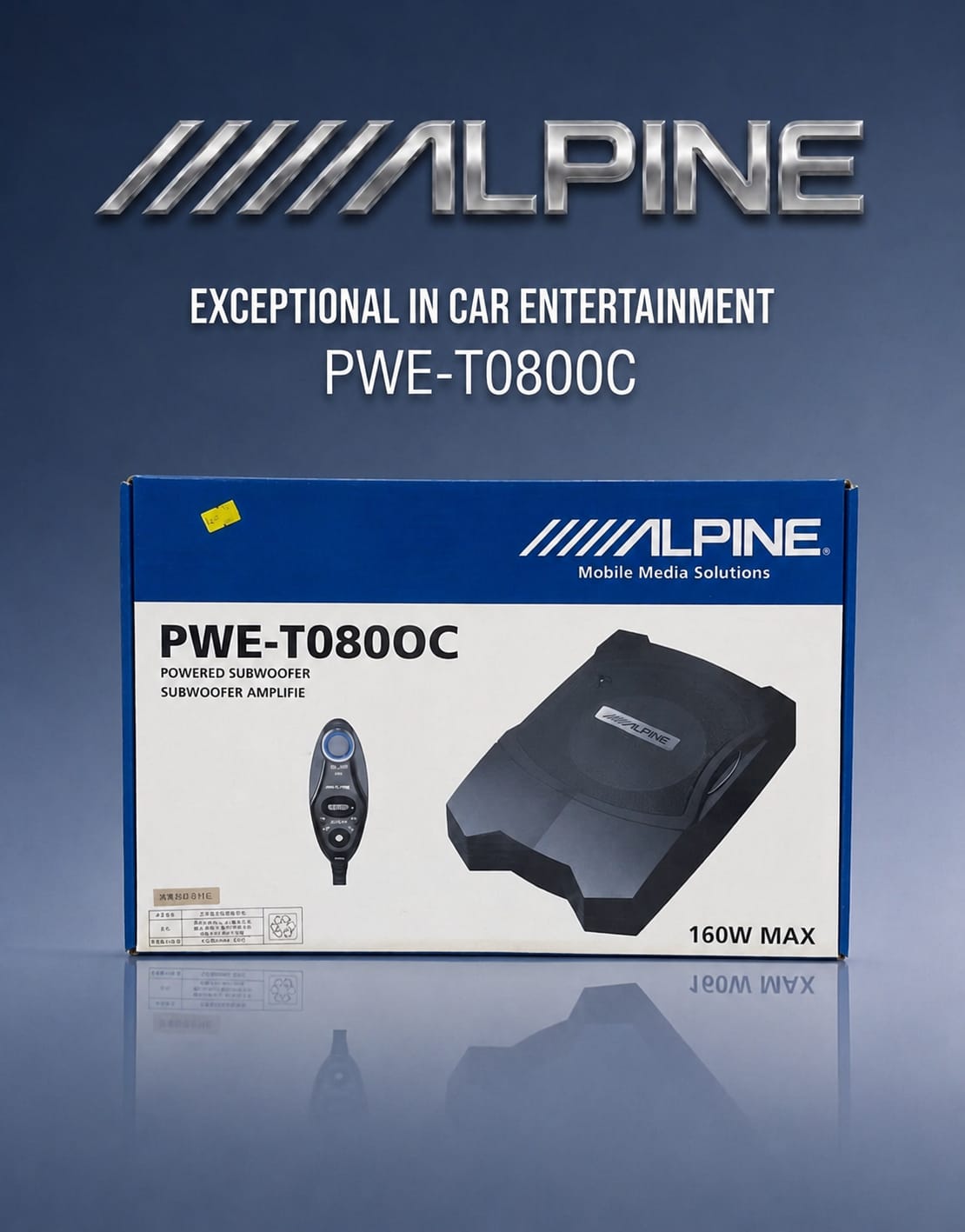 Alpine PWE-T08OC Underseat Sub