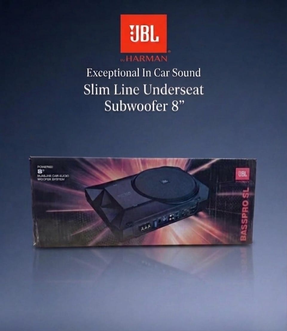 JBL Slim Line Underseat Subwoofer